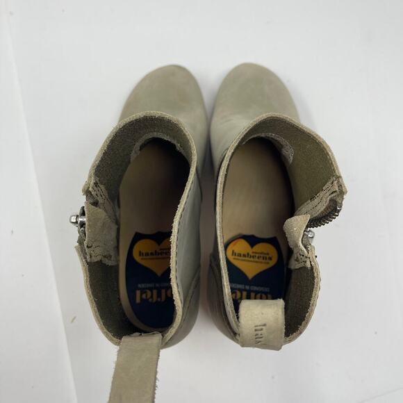 Toffel Swedish Hasbeens Zip It Emy Clog Boots in grey suede 37 - Picture 13 of 13